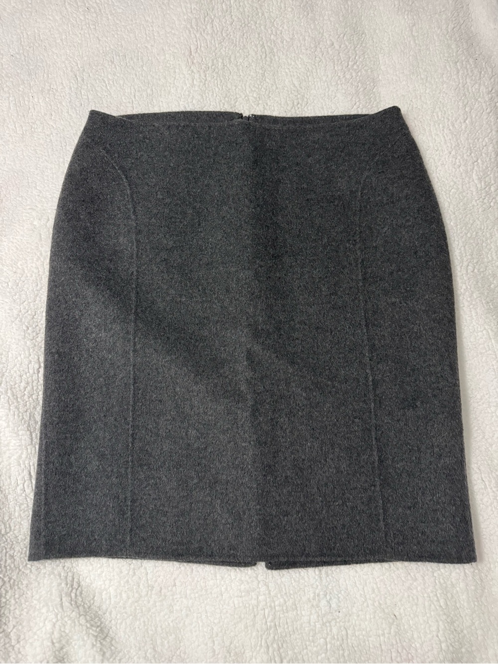 Talbots Charcoal Gray Wool Skirt